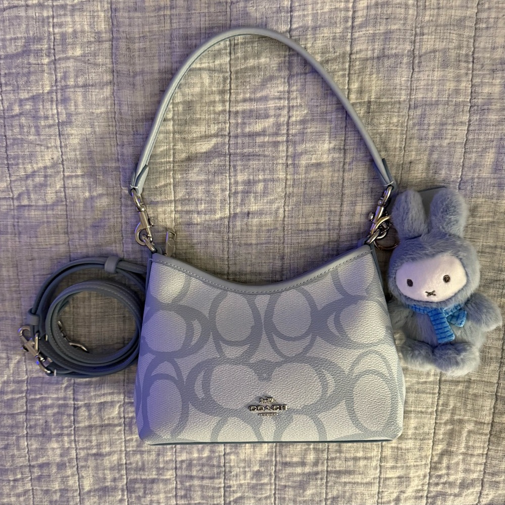 BAG/BAG CHARM IS NOT INCLUDED! Coach Small Laurel Blue Crossbody Strap